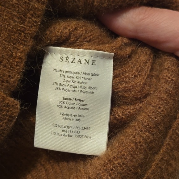 Sezane Gaspard Women's Sweater - Camel - Picture 3 of 7